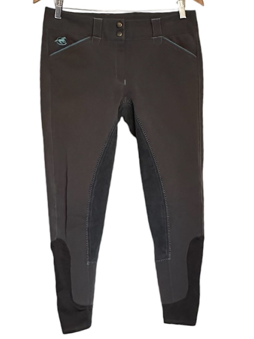 Piper By Smartpak Riding Pants Breeches Women’s 28R Gray Equestrian Horses